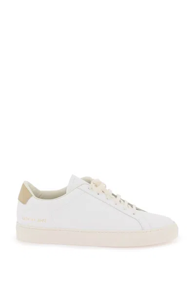 Common Projects Retro Low Top Sne In White