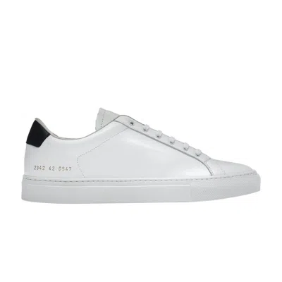 Pre-owned Common Projects Retro Low 'white Black' | Men's Size 46