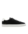 Common Projects Suede Leather Sneakers In Black