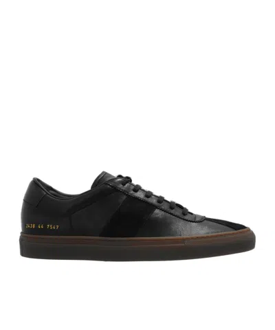 Common Projects Round Head Low-cut Casual Shoes In Black