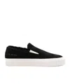 Common Projects Faux-shearling Loafers In Black