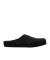 Common Projects Round Head Slippers In Black