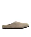 Common Projects Round Head Slippers In Gray