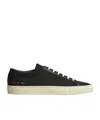 Common Projects Mens Black White Achilles Low Number-print Suede Low-top Trainers In Black
