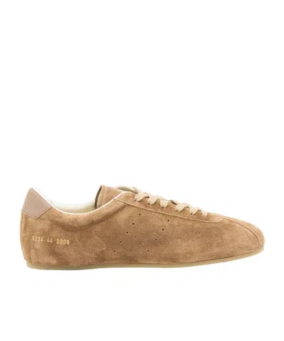 Common Projects Round Toe Low-top Casual Shoes In Brown