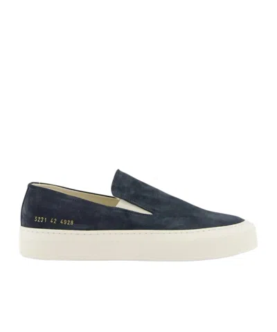 Common Projects Round Toe Low-top Casual Shoes In White