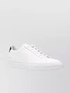 Common Projects Round-toe Low-top Leather Sneaker With Flat Sole In White