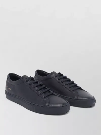 Common Projects Round Toe Low Top Sneakers With Flat Sole In Multi