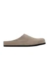 Common Projects Round Toe Slippers In Gray