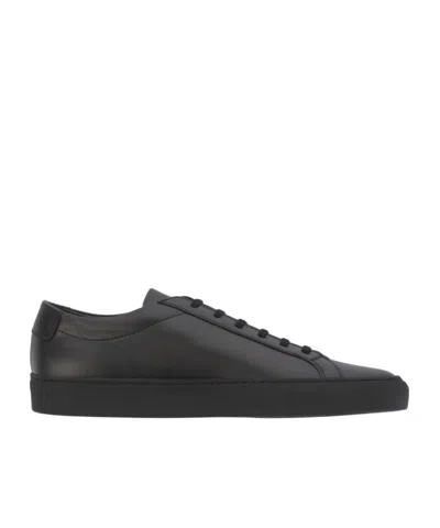 Common Projects Round-toe Sneakers In Black