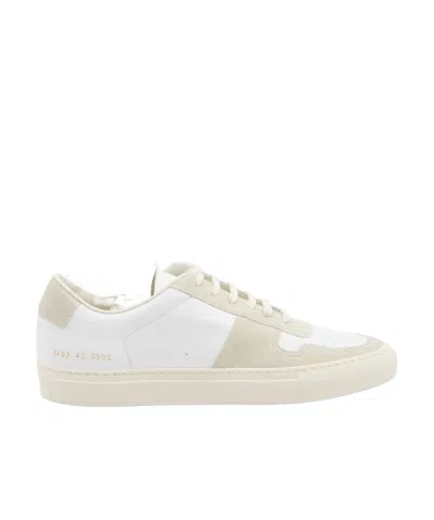 Common Projects Round Toe Sneakers In White