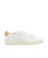 Common Projects Round Toe Sneakers In White