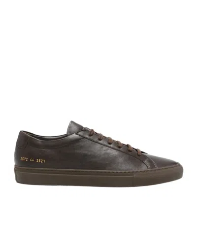 Common Projects Achilles Premium Lace-up Sneakers In Multi