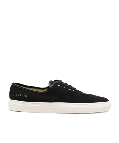 Common Projects Round-toe Sneakers In Black