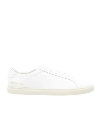 Common Projects Round-toe Sneakers In White