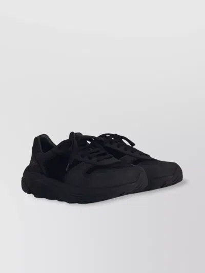 Common Projects 'runner' Sneakers Leather Blend Mesh Panels