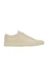 Common Projects Serial Number Embossed Low-top Casual Shoes In Nude