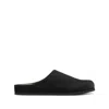 Common Projects Logo-debossed Suede Clogs