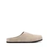 Common Projects Slip-on Suede Clogs In Beige