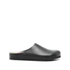Common Projects Men's Leather Clogs In Black
