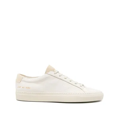 Common Projects Lace-up Sneakers In White