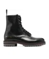 Common Projects Mens Black Other Materials Ankle Boots In Blue