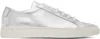 Common Projects Achilles Shiny Trainers In 0509 Silver