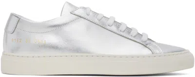 COMMON PROJECTS SILVER ACHILLES SNEAKERS