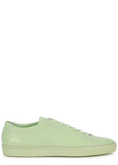 Common Projects Skylar Lace-up Leather Sandals In Green
