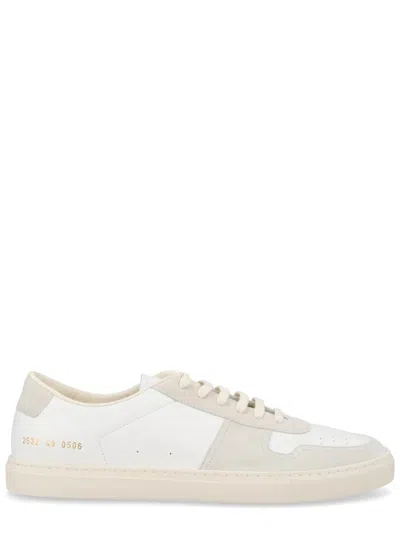 Common Projects Sleek Leather Sneakers For Men In White