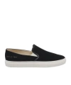 Common Projects Suede Slip-on Sneakers In Black