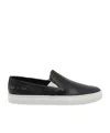Common Projects Minimal Slip On Sneakers In Black