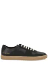 Common Projects Black Leather Sneakers In Black