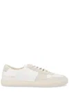 Common Projects Bball Suede And Leather Low-top Sneakers In White