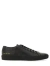 Common Projects Achilles Low-top Sneakers In Black Calf Leather In Black