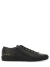Common Projects Achilles Low-top Sneakers In Black Calf Leather In Black