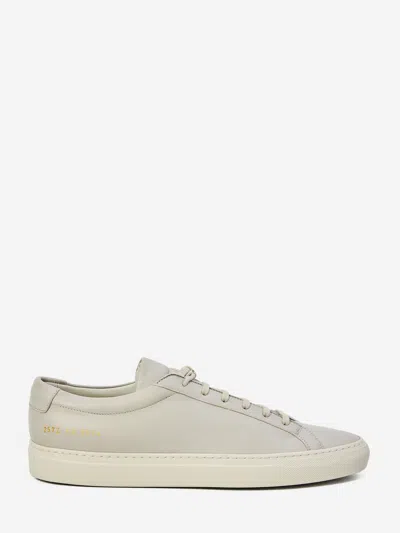 Common Projects Achilles Premium Sneakers In Gray