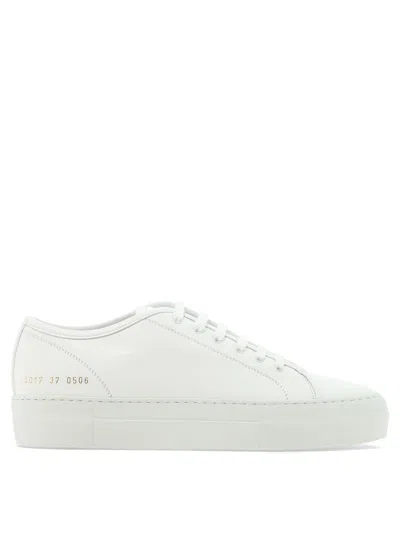 Common Projects White Tournament Low Super Sneakers