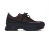 Common Projects Low Top Leather Sneakers With Chunky Sole In Brown