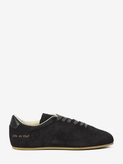 Common Projects Driving Sneakers In Suede In Black
