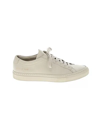 Pre-owned Common Projects Sneakers In Ivory