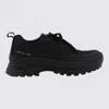 Common Projects Track Hiker Rubber-trimmed Suede Sneakers In Black