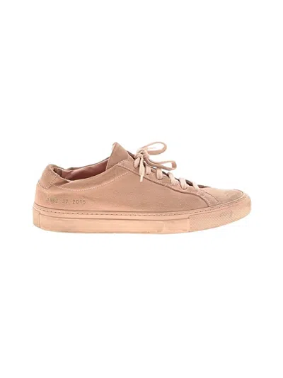 Pre-owned Common Projects Sneakers In Tan