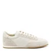 Common Projects White Leather Minimal Runner Sneakers In White