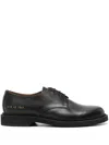 Common Projects Black Leather Derbys In Black