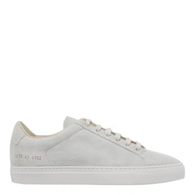 Common Projects Suede Achilles Sport Sneakers In White