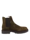 Common Projects Taupe Suede Ankle Boots In Beige