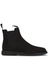 Common Projects Chelsea Classic Ankle Boots In Black Suede In Brown