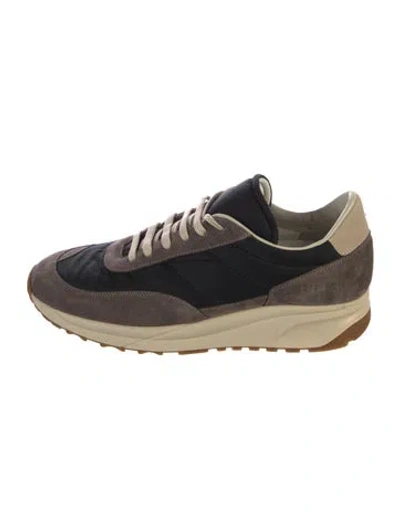 Pre-owned Common Projects Suede Athletic Sneakers In Neutral