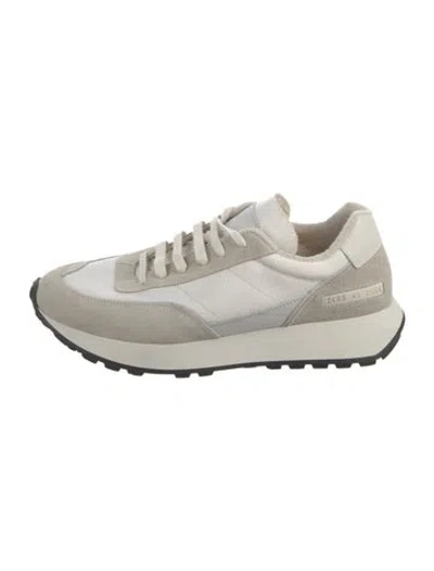 Pre-owned Common Projects Suede Athletic Sneakers In Neutrals